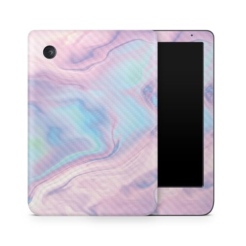 Carbon Fiber E-Reader Skin Compatible with Kobo Clara Colour (2024) - Pastel Wa…