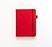 Scribbles That Matter A5 Bullet Dotted Journal Notebook | Vegan Hard Cover, 120gsm bleedproof thick paper, 150 pages, 5.75 x 8.5in, 2 bookmarks, tab stickers, penloop | For Work | Red
