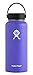 Hydro Flask 40 oz Double Wall Vacuum Insulated Stainless Steel Leak Proof Sports Water Bottle, Wide Mouth with BPA Free Flex Cap, Plum