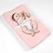 Designthology (U.S.) Changing Pad Cover Set 100% Cotton Muslin 2 Pack, Peachy Pink & Lt Green - Soft & Breathable for Boys and Girls