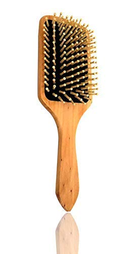 Buy Prime Wooden Detangling Hair Brush With Soft Bristle For Men
