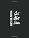 Get Shit Done. Sketch Book: 8.5" X 11", Personalized Artist Sketchbook: 109 pages. Black Cover Blank Drawing Book: Sketching, Drawing and Creative ... Notebook and Sketchbook to Draw and Journal 1091628599 Book Cover
