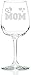 Got Me Tipsy - Number 1 Mom Wine Glass 13 oz