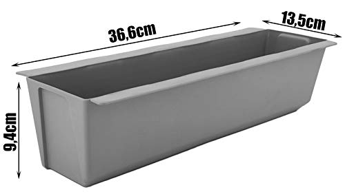 My-goodbuy24 Pflanzkasten für Paletten - 6 Stück - Blumenkästen Kunststoff Einsatz für Europlatten Deko Garten… – Bild 3