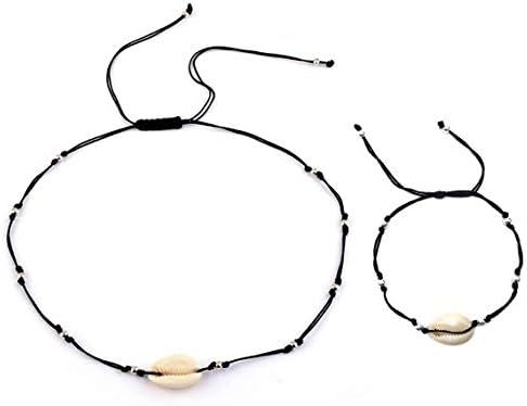Nager Shell Choker Necklace Boho Hawaii Handmad Beach Shell Necklace for Girls Ladies