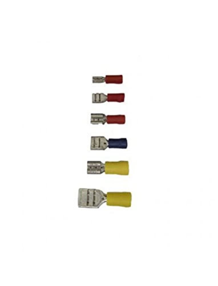 Tecniks 5082 4.8 mm Spare Terminals - Red (Pack of 50)