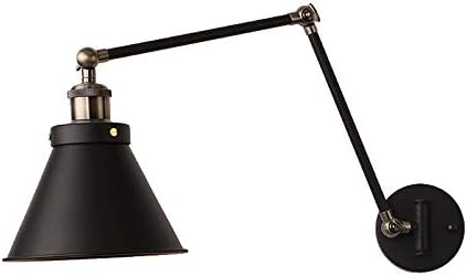 Retro Loft Industrie Fer Pliante Lampe Chevet Chambre Etude Bureau Applique Murale Etude Simple Couloir Escalier Lumiere Soutien Gorge Amazon Fr Luminaires Et Eclairage