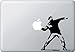 Molotov Guy Throwing Apple - Vinyl Laptop or Macbook Decal