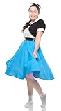 50s Full Circle Skirt in Vibrant Colors for Sock Hop Swing Dance by Hey Viv !
