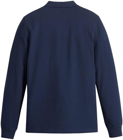 Long-Sleeve Slim Housemark Polo Chemise Homme, Naval Academy, M