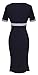 HOMEYEE Women's Elegant Sweetheart Neck High Waist Career Dress UB220