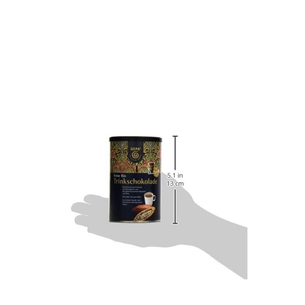GEPA Feine Bio Trinkschokolade, 2er Pack (2 x 250 g Packung) - Bio – Bild 5