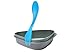 Light My Fire 6-Piece BPA-Free Lunch Kit with Plate, Bowl, Storage Boxes and Spork, Cyan