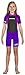 Hyperflex Access Unisex Child's 2mm Back Zip Shorty Wetsuit - Warm, Kid's Springsuit - 4-Way Stretch Neoprene - Adjustable Collar and Flat Lock Construction - 50+ UV SHIELD. Ages 2 thru 16, purple/pink, child 8 (XA620CB-24-8)