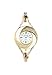Soleasy New Fashion Women's Bangle Wrist Watch Quartz Gold-White WTH0051