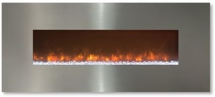 Modern Flames 45" CLx2 Electric Fireplace with Stainless Steel Front