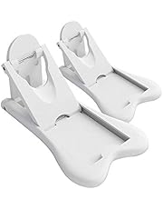 Sliding Door Lock for Child Safety - Baby Proof Doors & Closets. Childproof Your Home with No Screws or Drills by Ashtonbee (Set of 2, White)
