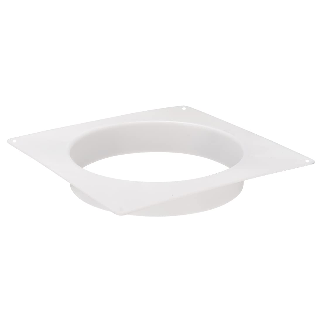 sourcing map 10Inch Duct Connector Flange ABS Plastic Air Outlet Inlet Hose Pipe Adaptor for Ventilation Equipment