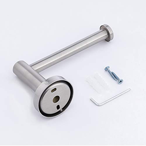 Airisoer Toilet Paper Holder Brushed Nickel Stainless Steel Tissue Paper Roll Holder Wall Mount for Bathroom - Thumbnail 5