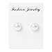 SCASTOE 1 Pair Weight Loss Earrings Healthy Stimulating Acupoints Stud Magnetic Therapy Earring (White)