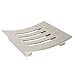Modern Stainless Steel Bathroom Shower Soap Dish/Countertop Soap Tray with Drain Slots
