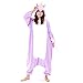 SAZAC Purple Unicorn Kigurumi - Onesie Jumpsuit Halloween Costume (Adult)