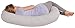 Leachco Snoogle® Original Total Body Pregnancy/Maternity Pillow with a Polycotton Sham-Style Removable Cover - Gray