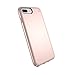 Speck Products Presidio Metallic Case for iPhone 8 Plus (Also fits 7 Plus and 6S/6 Plus), Rose Gold Metallic/Dahlia Peach
