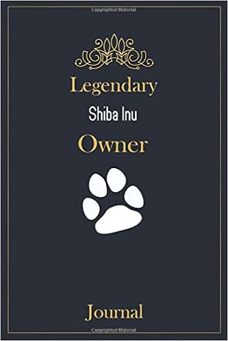 Legendary Shiba Inu Owner Journal A Classy Black Gold And
