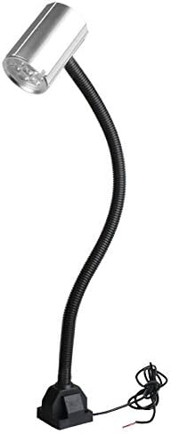 Led Lathe Work Light Machine Light 24-36V Strong Magnet Super Bright Lighting Industrial Table Lamp Workshop Led Machine Lamp (Silver, 7W)