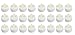 Easy Gift Ideas Flameless LED Battery Operated Tealight Candles 24 Bulk Pack of White Tealights