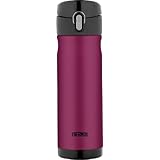 Thermos 16 Ounce Stainless Steel Commuter Bottle, Raspberry