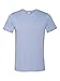 BELLA+CANVAS Unisex Jersey Short Sleeve Tee, Heather Blue, Medium