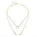 Zealmer Daycindy Multi-layer Pendant Chain Long Layered Necklace Jewelry For Women