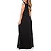 Women's Ruched Sleeveless Maternity Dress by Mother Bee - Made in USA,Black,Small