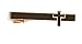 Forge Men's Tie Bar Cross On Flat Bar (Gold)