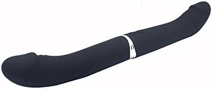 14 inch Multiple Speed Silicone Rechargeable Waterproof Powerful Vibration Dual arm Realistic Women Toy Black