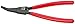 KNIPEX Angled Retaining Ring Pliers for Retaining Rings on Shafts