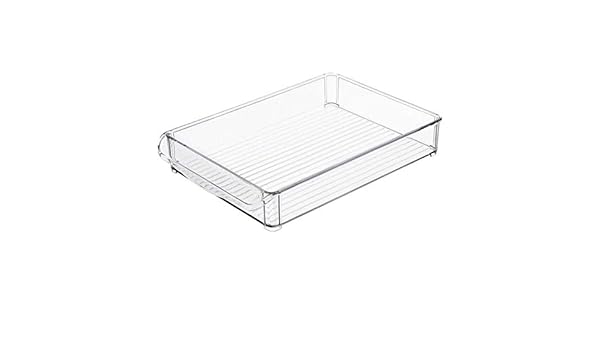 Lijumn Caja de Almacenamiento de plástico apilable, Refrigerador ...