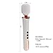 Handheld Wireless Wand Massager with Multi Powerful Speeds & Vibrating Frequencies, Electric USB Rechargeable Therapeutic Massage Stick for Sore Neck Shoulder Back, Soothing Aching Muscles, 13 Inch
