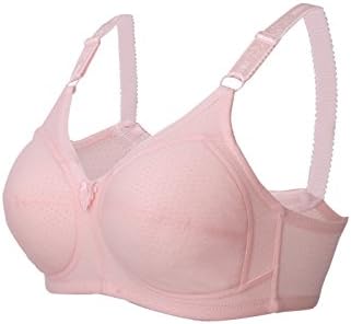 N NAANSI Women Cotton Wirefree Bra Comfy Soft Cup Breathable Sleep Bras Lightly Padded