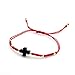 Red String Protection Bracelet Against Evil Eye Genuine Jet Stone Azabache para Para el Mal de Ojo