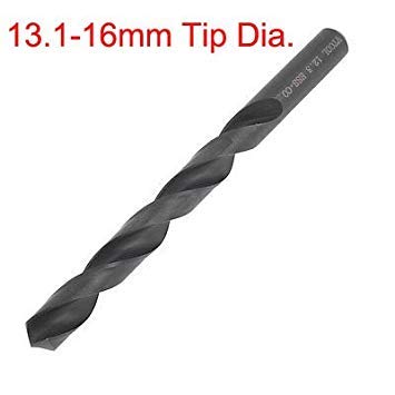 Generic 14mm : OZE19921102 13.1/13.2/13.3/13.4/13.5/13.6/13.7/13.8/13.9/14/14.5/15/15.5/16mm Dia. High Speed Steel Spiral Twist Drilling Bit