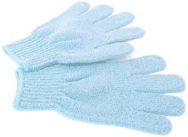 Textured Scrubber Gloves - Sky Blue