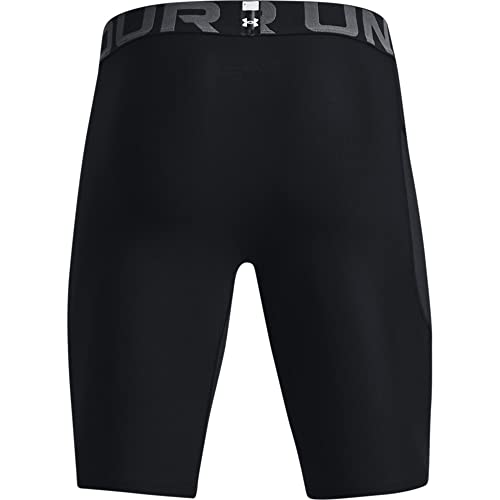 Under Armour Men's HeatGear Pocket Long Shorts, Black (001)/Pitch Gray, Large Tall Pricepulse