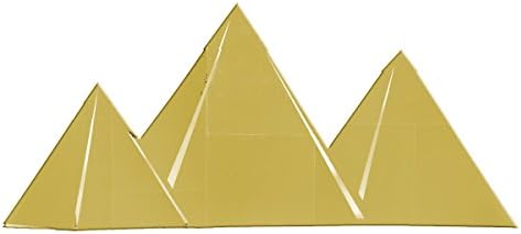 TCDesignerProducts Gold Pyramids Silhouettes Lifesize Cardboard Standup