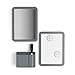 U Brands Locker Accessories Kit, Back to School Essentials, Grey, 6-Piece, Includes Whiteboard, Mirror and Organizing Supplies
