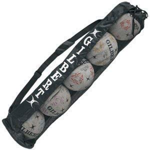 Gilbert Netball Tube Sack Match & Training Accissory Secure & Protect Balls Bag