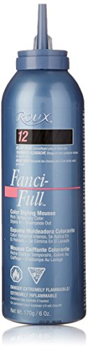 Roux Fanci-Full Mousse, 12 Black Rage, 6 Fluid Ounce