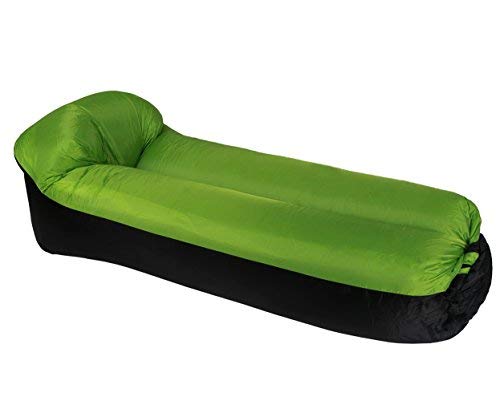 ETiME Wasserdichtes Aufblasbares Sofa mit Integriertem Kissen Portable Liege Tragbarer aufblasbarer Sitzsack Lounger Luftsofa